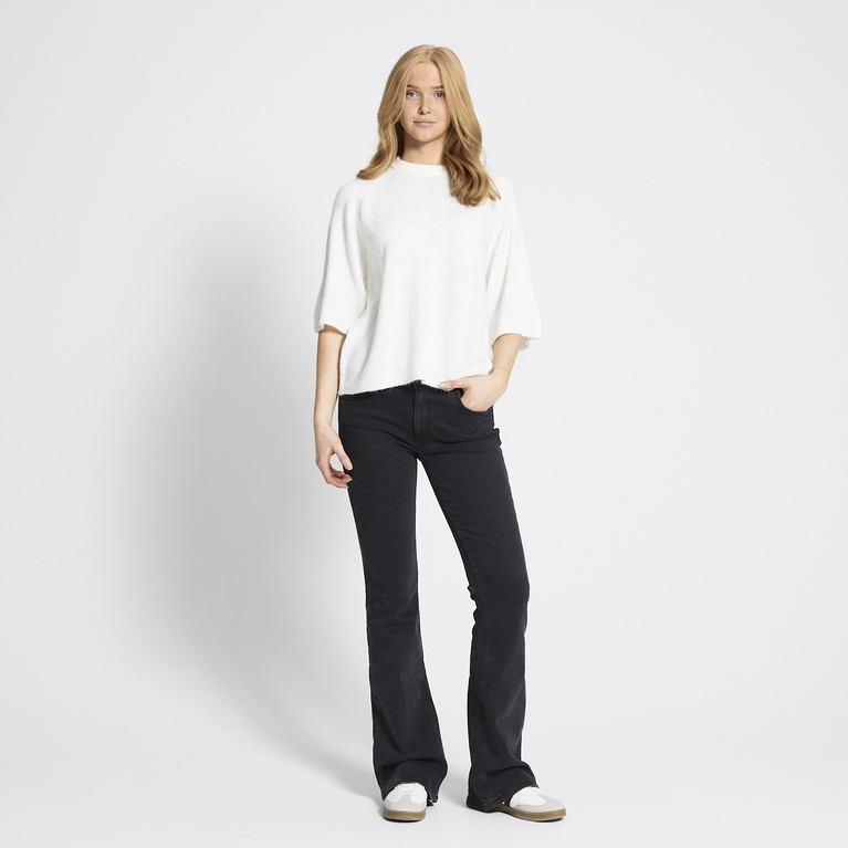 Basic knit tee "Knitted Tee" Off white